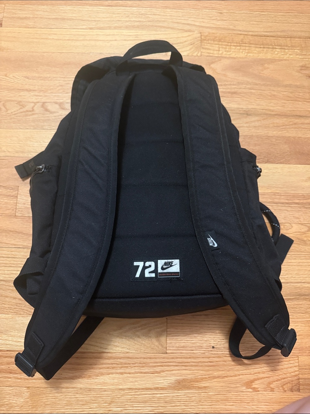 Nike Black Backpack with - Picture 2 of 9